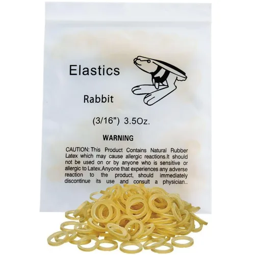 Vista 16 de Paquete de 100 elásticos de ortodoncia, bandas de goma dental, bandas elásticas intraorales Red Fox (pesado, 6.5 oz, 1/4'')