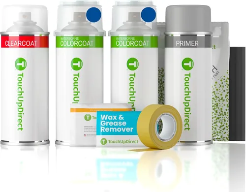 Vista 30 de TouchUpDirect QM1 Cloud White compatible con Pintura de retoque en aerosol Nissan Exact Match - Kit esencial