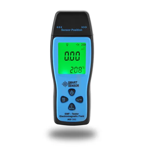 Medidor EMF, Fydun AS1392 Mini pantalla LCD Detector de radiación electromagnética de mano
