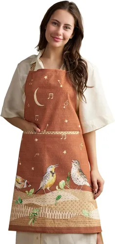 Vista 115 de Maison d' Hermine Delantal 100% de algodón para mujeres con bolsillo de cocina delantal de chef para hombres, decoración de Pascua
