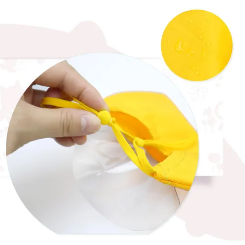 Vista 3 de Gorro de ducha para mascotas, gorro impermeable para gatos, gorro de ducha para perros, cubiertas para orejas de baño, protección para los oídos