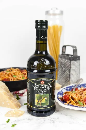 Vista 7 de Colavita Premium Selection - Botella de vidrio de aceite de oliva virgen extra de 25.5 onzas líquidas (paquete de 2)