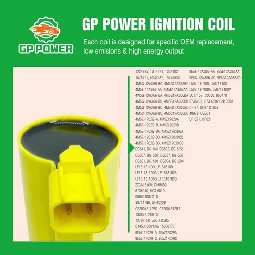 Vista 5 de BOBINA DE ENCENDIDO DG507 FD505 UF621 JUEGO DE 4 CONPAITBLE CON FORD Escape Focus C-Max Escape Fusion Transit Connect Mazda 3 6 Mercury Mariner