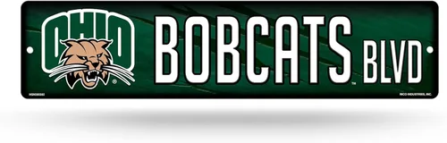 Vista 46 de NCAA Rico Industries Placa de calle de plástico Placa de calle de plástico de 4" x 16" Color del