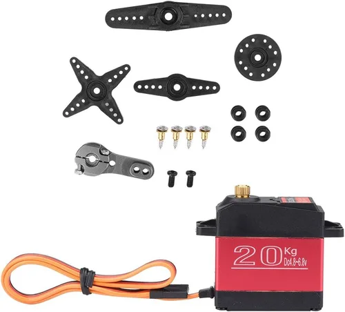 Vista 9 de RC Servo, 44.1 lbs 55.1 lbs Metal Gear High Torque Digital Servo para amantes de RC (44.1 lbs)