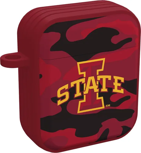 Vista 5 de AFFINITY BANDS Iowa State Cyclones Camo HDX - Funda compatible con Apple AirPods Generaciones 1 y 2