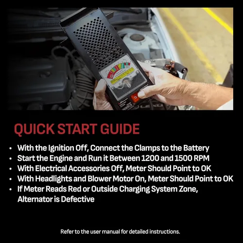 Vista 3 de Probador de carga para batería SCHUMACHER, Negro