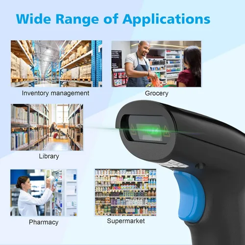 Vista 5 de REALINN Escáner de código de barras USB 2D QR con cable, lector de código de mano automático a prueba de polvo, impermeable, a prueba de golpes