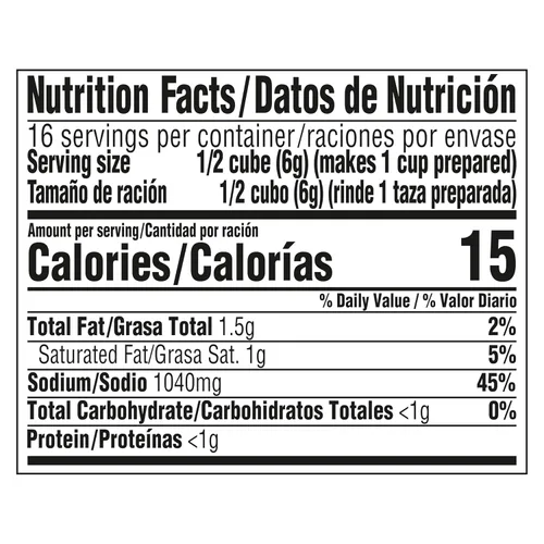 Vista 11 de Knorr Cubo de caldo, pollo, 3.1 oz, 8 unidades, paquete de 24