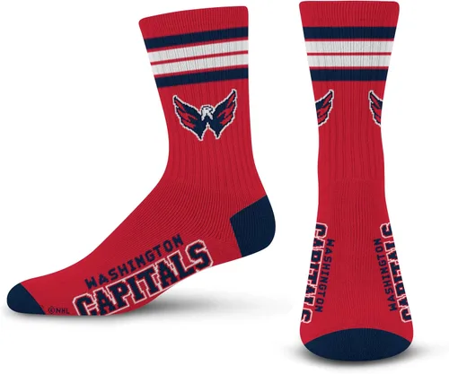 Vista 6 de For Bare Feet Calcetines de cuatro rayas de la NFL para mujer