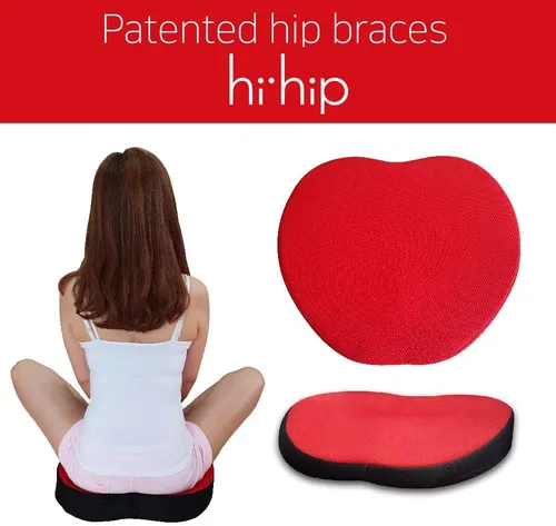 Vista 6 de Cojín de asiento para silla de corrección de cadera con diseño patentado de comodidad, soporte ortopédico de postura de espalda hecho de uretano
