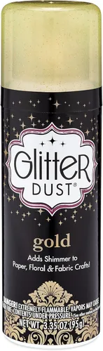 Glitter Dust - Aerosol de purpurina ultrafina, color dorado