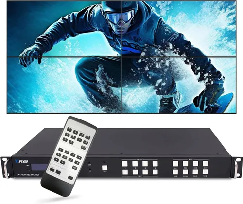 Vista 10 de OREI Cable extensor HDMI a través de Ethernet único CAT6/CAT7 compatible con 1080p, 60Hz, 3D, audio HD con IR sobre IP, hasta 330 pies
