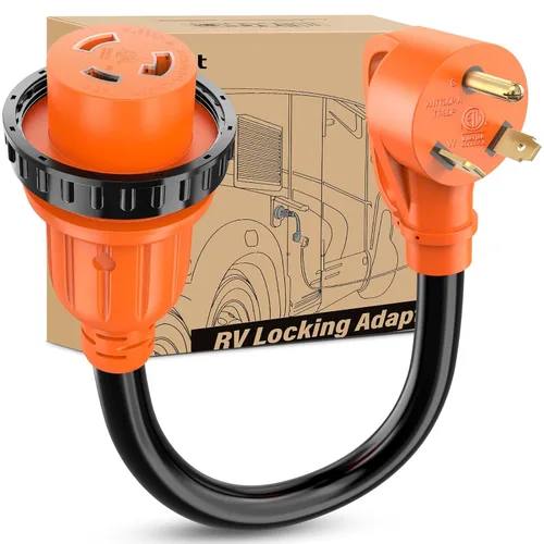 Vista 50 de Nilight Adaptador de corriente para autocaravana, enchufe macho a hembra, cable eléctrico resistente STW, cables impermeables para caravana