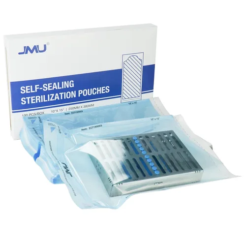 Vista 28 de JMU Bolsas de esterilización autosellantes 2.75 "x 10", 2000/caja (10 cajas)