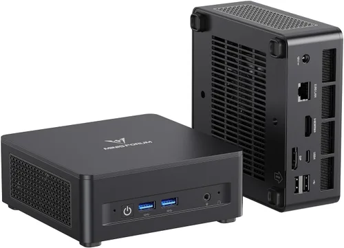 MINISFORUM Mini PC UM690L Slim, AMD Ryzen 9 6900HX Mini computadora (8C16T, hasta 4.9 GHz), 16 GB LPDDR5 y 1 TB PCIe 4.0 SSD, DPHDMI 2.1USB 4, 4 x
