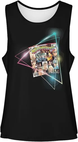 Vista 4 de Women's Summer Athletic Crewneck Quick Dry Loose Racerback Workout Tank Tops Sleeveless Undershirts Vest