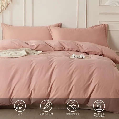 Vista 206 de SAPHREAS Juego de funda de edredón de algodón, tamaño King, a cuadros color gris oscuro y gris, geométrico, 3 piezas, 1 funda de edredón y 2 fundas