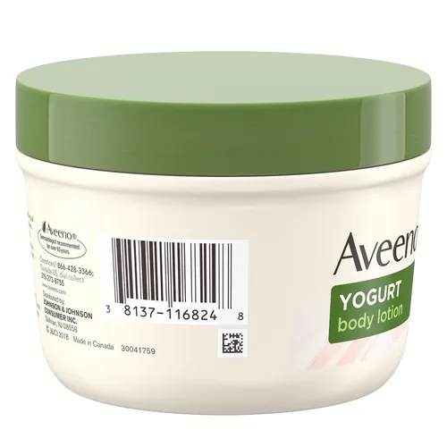 Vista 4 de Aveeno Loción corporal hidratante diaria de yogur, albaricoque y miel, 7 onzas
