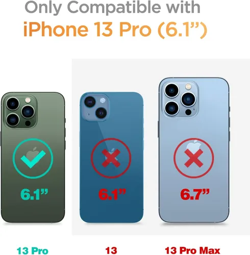 Vista 2 de GVIEWIN - Funda compatible con iPhone 13 Pro de 6.1 pulgadas, cubierta de TPU suave, transparente floral, cubierta protectora a prueba de golpes