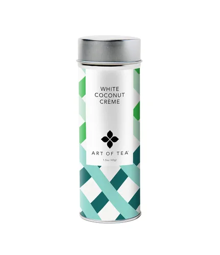 Vista 45 de Art of Tea Feliz 2oz Lata de Té Verde de Jazmín Artesanal de Hojas Sueltas