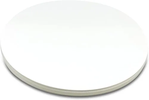 Vista 12 de Tableros redondos para tartas, paquete de 10 soportes para tartas, base circular de cartón (plata, 8 pulgadas)