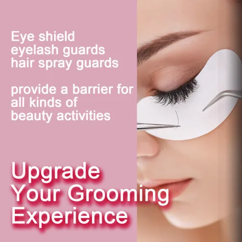 Vista 4 de 100 piezas Microblading Permanente Maquillaje Ducha Protectores Cara Viseras, Protectores de Ducha Cara de Ducha, Protector de Visera Transparente