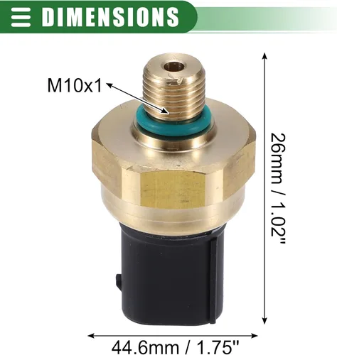 Vista 4 de Motoforti Sensor de temperatura de presión de aire, sensor de presión de temperatura del aceite, para Ford Edge Limited Sport Utility 2012-2014
