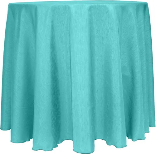 Vista 41 de Ultimate Textile Mantel redondo reversible Shantung Satin Majestic de 114 pulgadas, color verde cazador