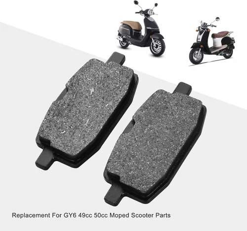 Vista 6 de GOOFIT Pastillas de freno de disco delanteras de repuesto para ciclomotor GY6 49cc 50cc scooter