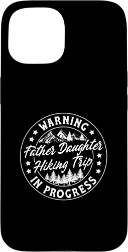 Vista 6 de Warning Father Daughter Hiking Trip in Progress Case for iPhone 17