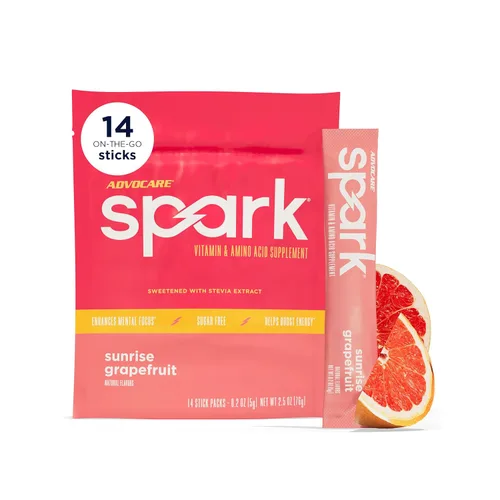 Vista 18 de AdvoCare Spark Cherry Energy Drink 14 bolsas de una sola porción (3.5 onzas)