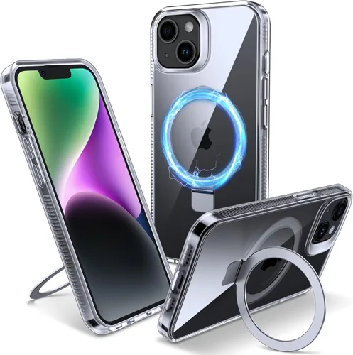 Vista 38 de Funda magnética para iPhone Air – [Soporte invisible integrado] [Compatible con MagSafe] [Protección contra caídas de grado militar] Cubierta