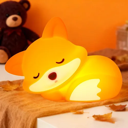 Vista 13 de Amaredom Luz de noche de Capibara, linda lámpara de capibara, luz nocturna de silicona regulable para guardería, lámpara de mesita recargable LED