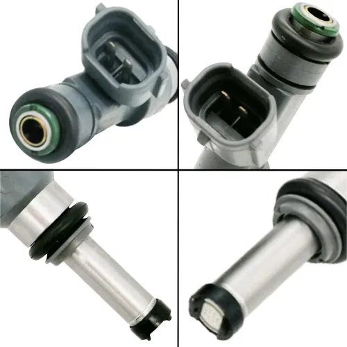 Vista 6 de 4 inyectores de combustible FJ744 16600-EA00A Conjunto de inyectores de combustible de 12 agujeros para Nissan Frontier 2005-2019 2.5L L4 QR25DE