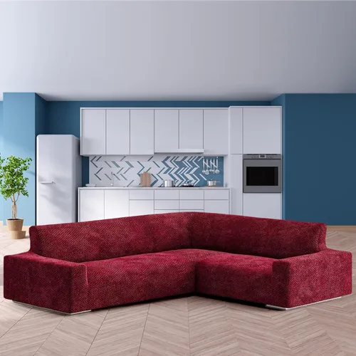 Vista 2 de PAULATO BY GA.I.CO. Funda para sillón, sofá, desmontable, para muebles, elástica, de doble vista, hecha en Italia, colección Mille Righe.
