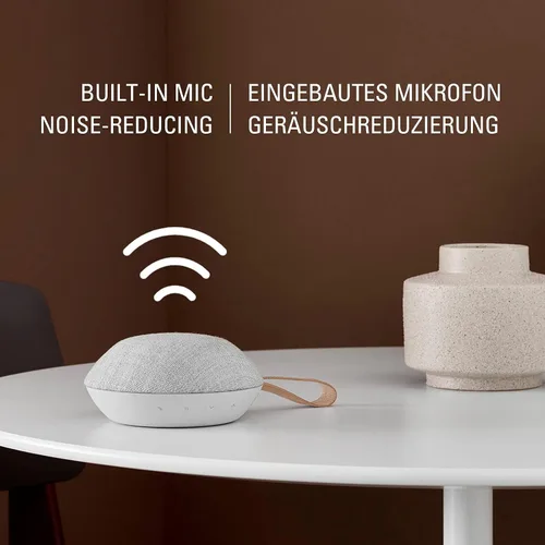 Vista 10 de Vifa Reykjavik Altavoz Bluetooth - Mini altavoz inalámbrico portátil con sonido estéreo, diseño nórdico, micrófono incorporado, llamada manos