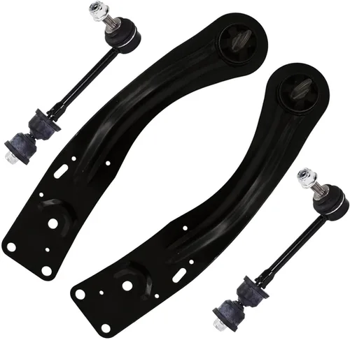 Vista 112 de Detroit Axle - Kit de 4 brazos de control de extremo delantero para Dodge Dart 13-16, Chrysler 200 15-17, 2 brazos de control inferiores, 2 extremos