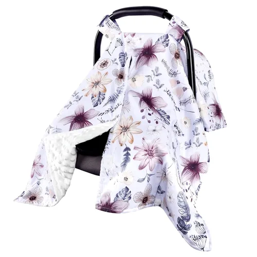 Vista 9 de Peekaboo - Funda de asiento de automóvil para bebé, cubierta de asiento de automóvil con resorte para bebés, niñas y niños, fundas de lactancia