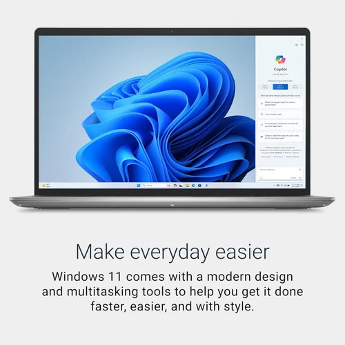 Vista 7 de Dell 15 Laptop DC15250-15.6-inch FHD (1920x1080) 120Hz Display, Intel Core i5-1334U Processor, 16GB DDR4 RAM, 512GB SSD, Intel UHD Graphics, Windows