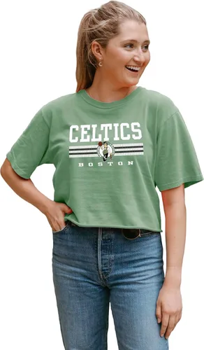 Vista 7 de Blue 84 Camiseta corta de la NBA para mujer, con licencia oficial de la NBA, color del