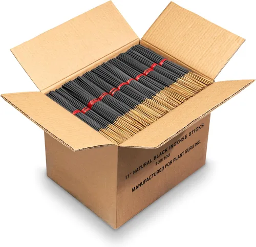 Vista 7 de 100 varillas de incienso negro carbón sin perfume de 11 pulgadas, 100% carbón natural, joss y bambú de 11 pulgadas, para hacer incienso