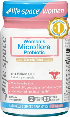 Vista 10 de Life-Space Probiótico para mujeres, apoya la microflora vaginal saludable y la comodidad, suplemento diario para mujeres, equilibrio de pH