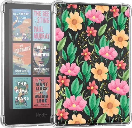 Vista 44 de CoBak Funda transparente para Kindle Paperwhite 11.ª generación 2021 y Edición Signature (6.8") - Funda trasera de silicona ligera y resistente a