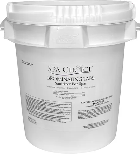 Vista 6 de SpaChoice Pestañas de bromación prémium de 1.5 libras para spas, tabletas de bromo para bañera de hidromasaje, fabricado en Estados Unidos
