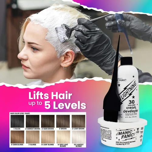 Vista 5 de Set decolorante Manic Panic Flash Lightning, caja volumen 30