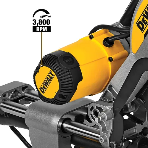 Vista 6 de DEWALT Sierra ingletadora compuesta deslizante, 12 pulgadas (DWS779)