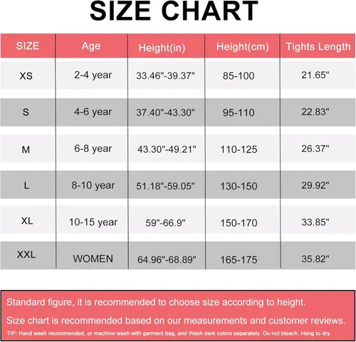 Vista 5 de Feisract Mallas de ballet para niñas y mujeres, mallas de transición ultra suaves