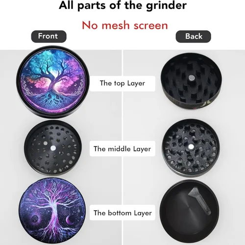 Vista 6 de 2.0-Inch Grinder, Kitchen Essential For Pepper, Sea Salt, And Coffee Beans. (2.0 Inch)