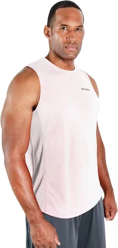 Vista 2 de DEVOPS 3 Pack Men's Muscle Shirts Sleeveless Dri Fit Gym Workout Tank Top